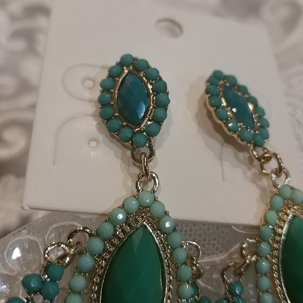 Boho Beaded Fashion Pierced Earrings - Picture 2 of 6